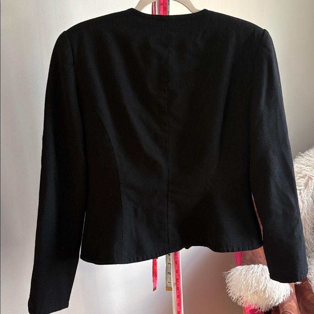Vintage 1990s Christian Dior Zip-Up top size 10 - Picture 4 of 4